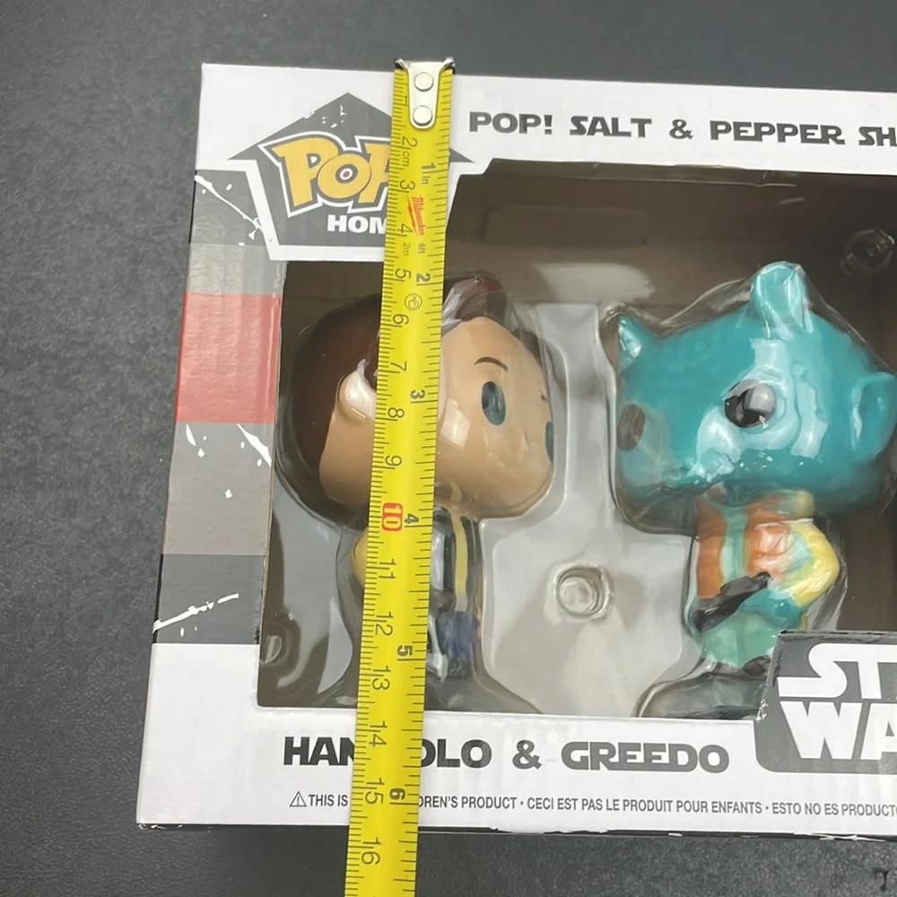 Pop! Home -~STAR WARS~ Salt & Pepper Shakers - Han Solo & Greedo 4”